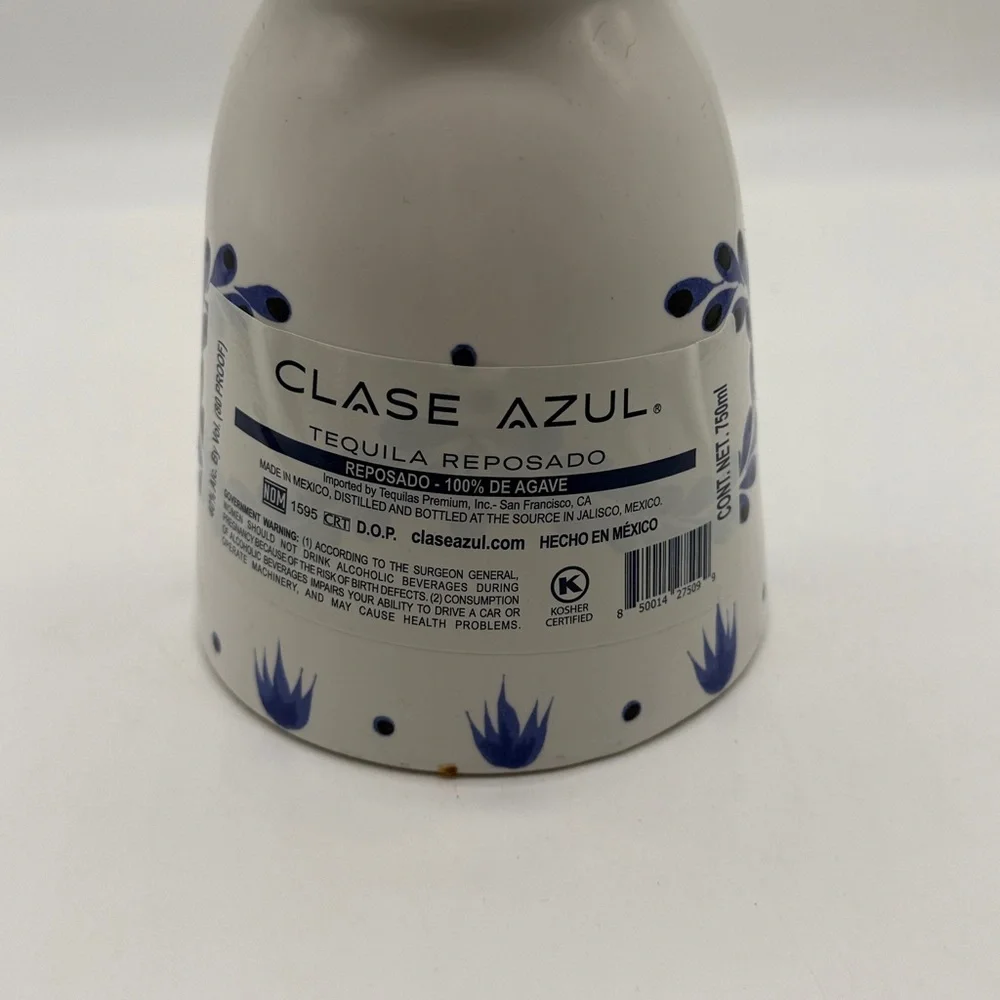 Clase Azul Reposado 750ml Tequila Bottle in Box. - Picture 5 of 9